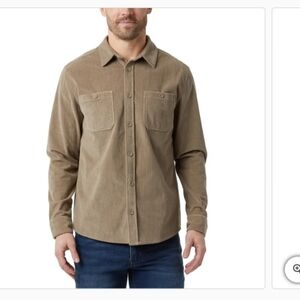 NWT 32 Degrees Men's Corduroy Button-Up Shirt Jacket